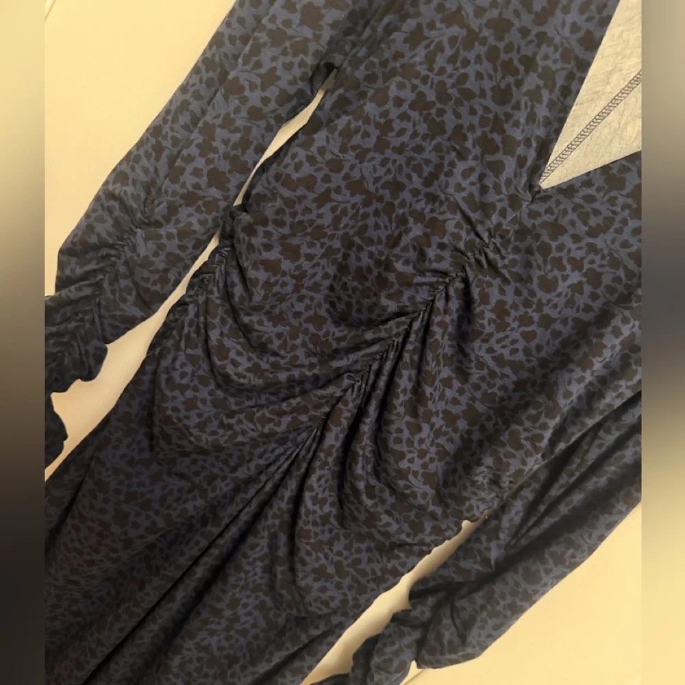 BODEN Ruched Jersey Midi Dress